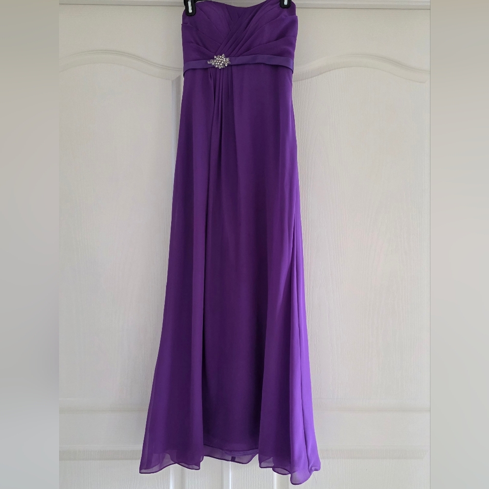 Elegant Purple Women's Dress